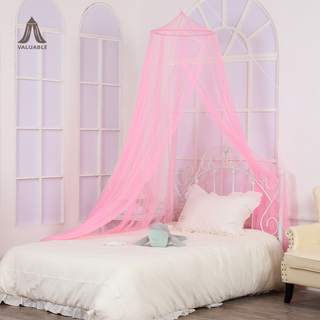 Moustiquaire de protection 100% polyester de haute qualité pour lit d'enfant rose brillant