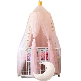 Princesse en gros 100% polyester moustiquaires auvent de lit conique rose